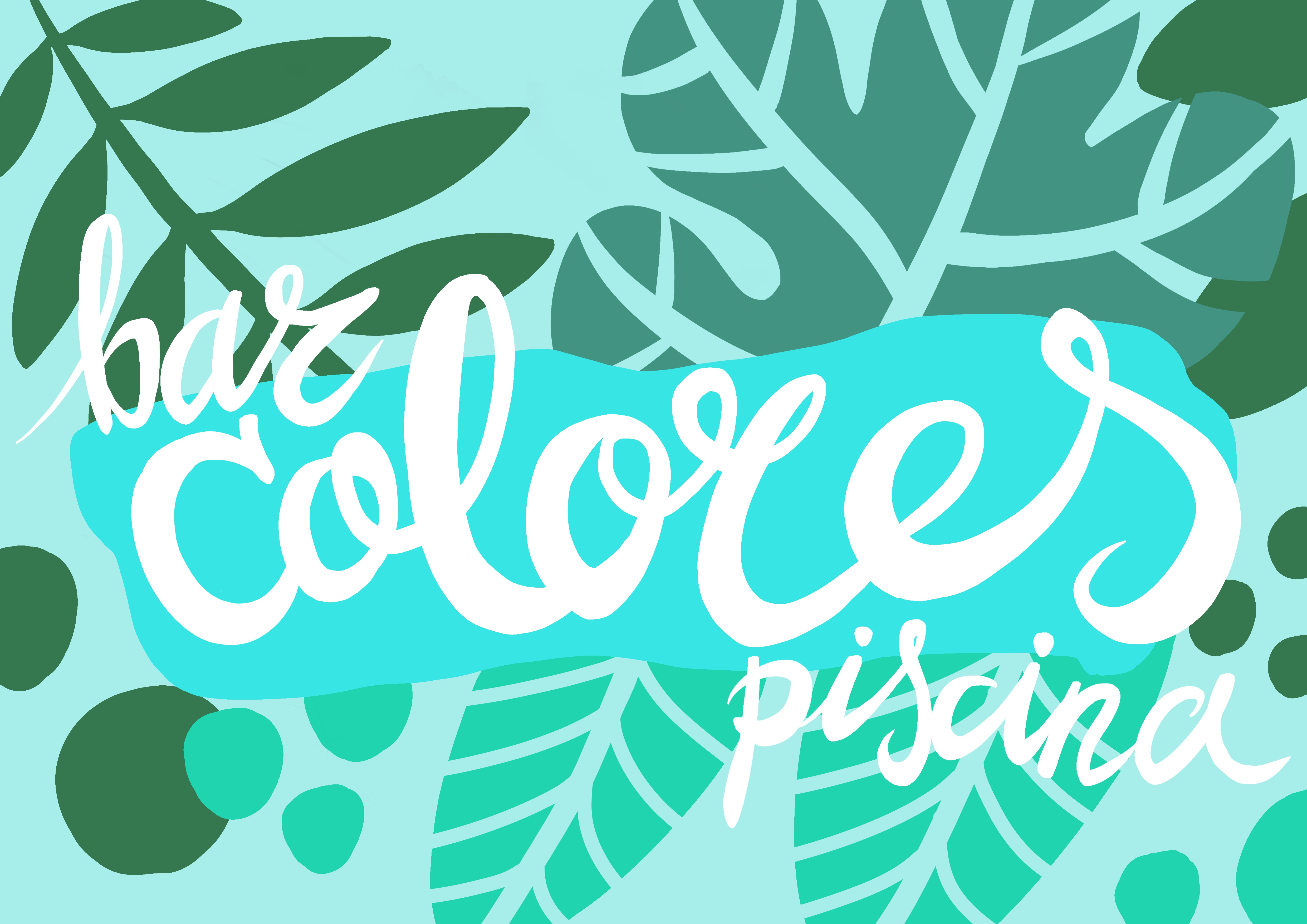 Logo Bar piscina Colores